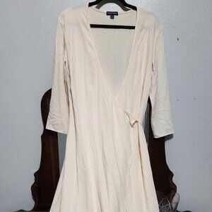 VINTAGE AMERICAN APPAREL WRAP DRESS SIZE LARGE